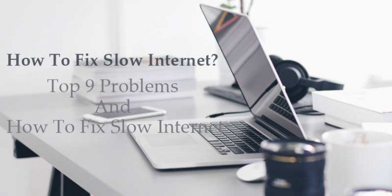 how to fix slow internet